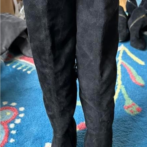 Size 7M BP Faux Suede thigh high boots - Picture 3 of 6